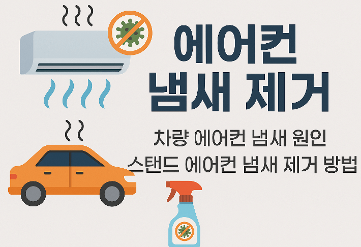🌬 여름철 필수! 에어컨 냄새 제거 & 원인 완전 정리 (2025)